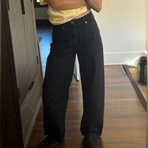 H&M Black Boyfriend Jeans for Women